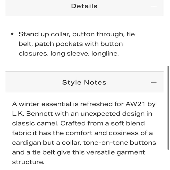 LK Bennett Miranda Camel Knit Belted Cardigan Sweater - M - Picture 15 of 16